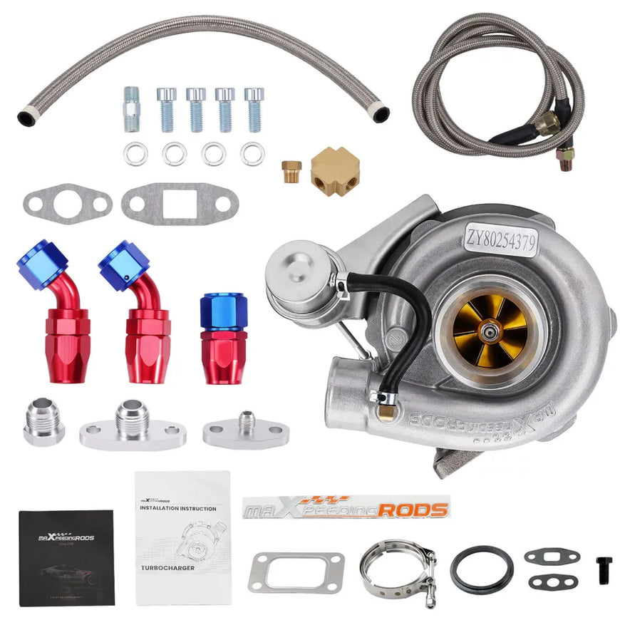 Upgrade Billet T3 Turbo Kit for 1.5L-2.5L4 6 Cyl Oil Cooled 420HP